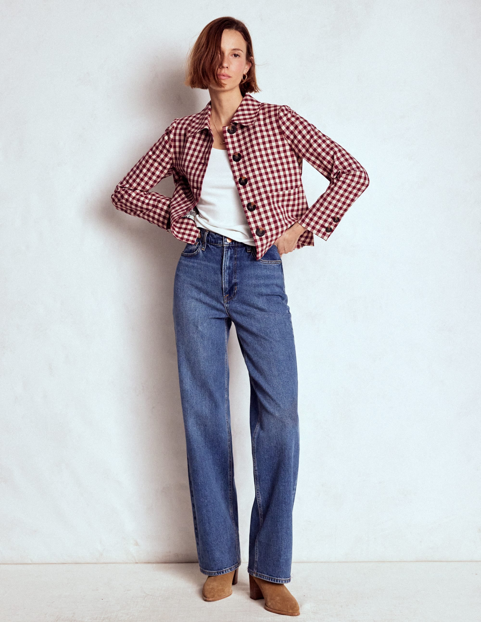 Knightsbridge Jacke Vichykaro-Kastanie Vichykaro - Image 7