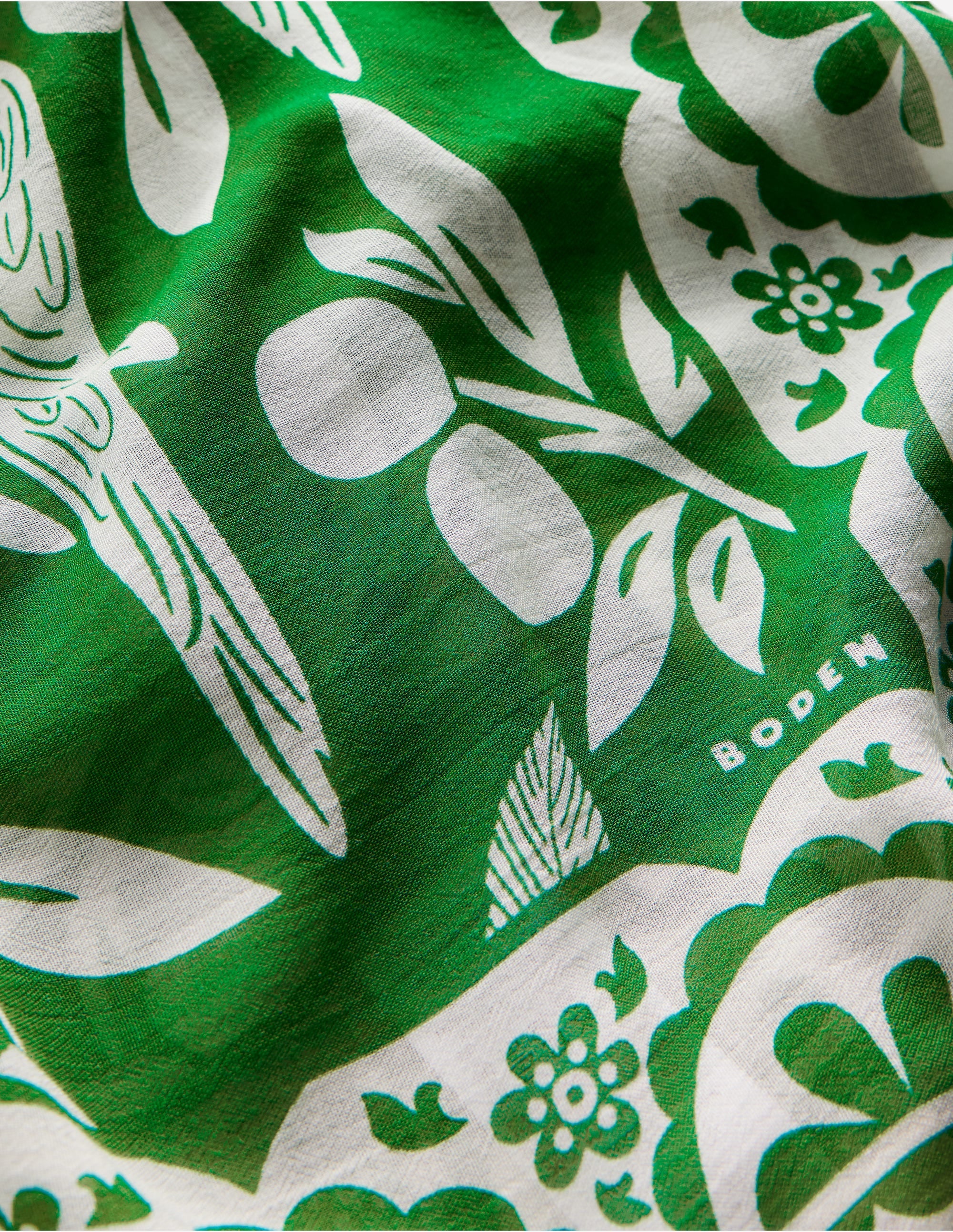 Sarong-Schal mit Muster-Grünes Tamburin, Papagei Pop-Motiv - Image 3