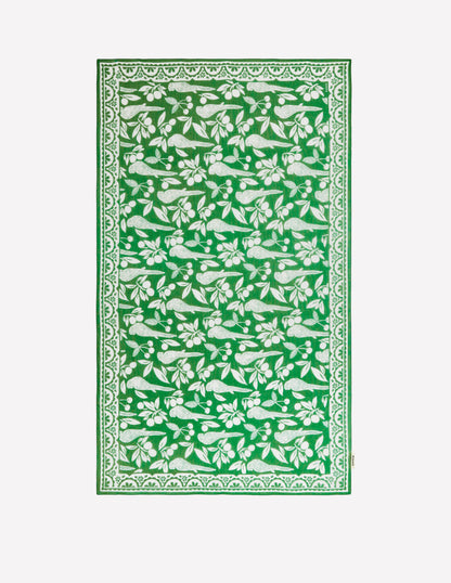 Sarong-Schal mit Muster-Grünes Tamburin, Papagei Pop-Motiv