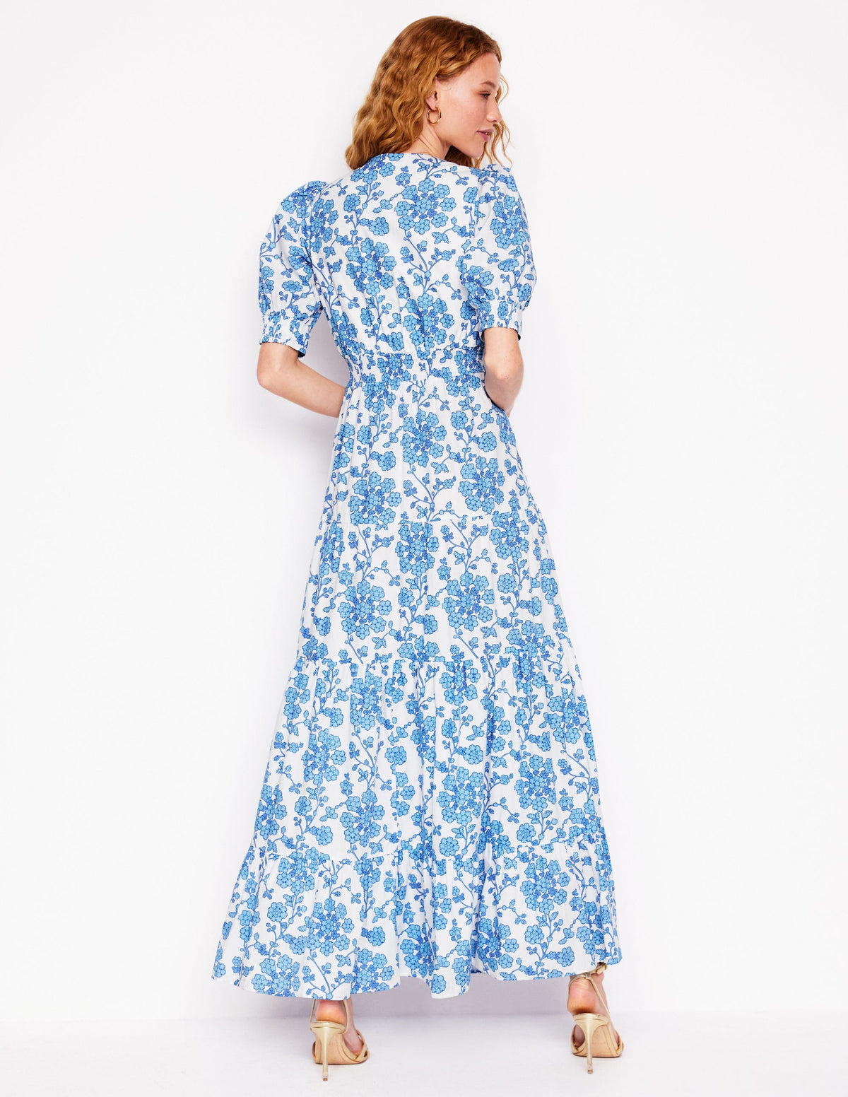 Das Bella Kleid-Naturweiß, Kaskadenartige Schafgarbe - Image 3