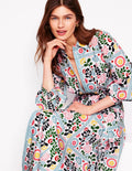 Clara Hemdblusenkleid aus Baumwolle-Bunt, Geheimer Garten