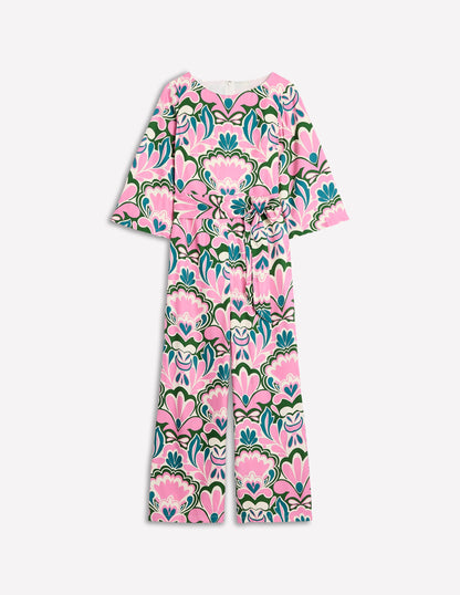 Jumpsuit mit Kimonoärmeln-Wiesenrosa, Freesie-7