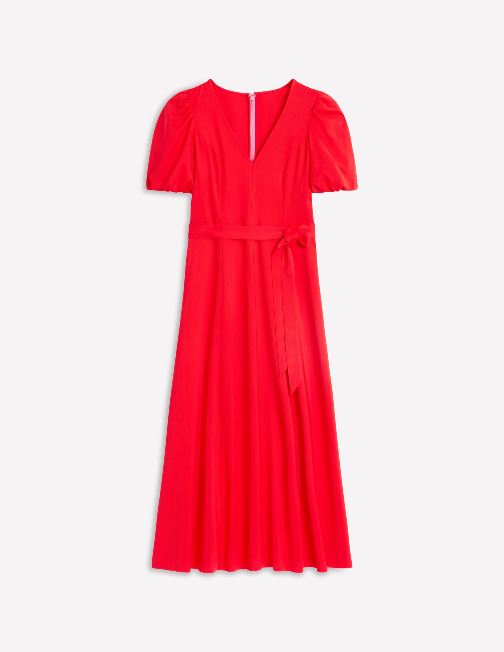 Midikleid mit voluminösen Ärmeln-Anemone Honeycomb Spot - Image 6