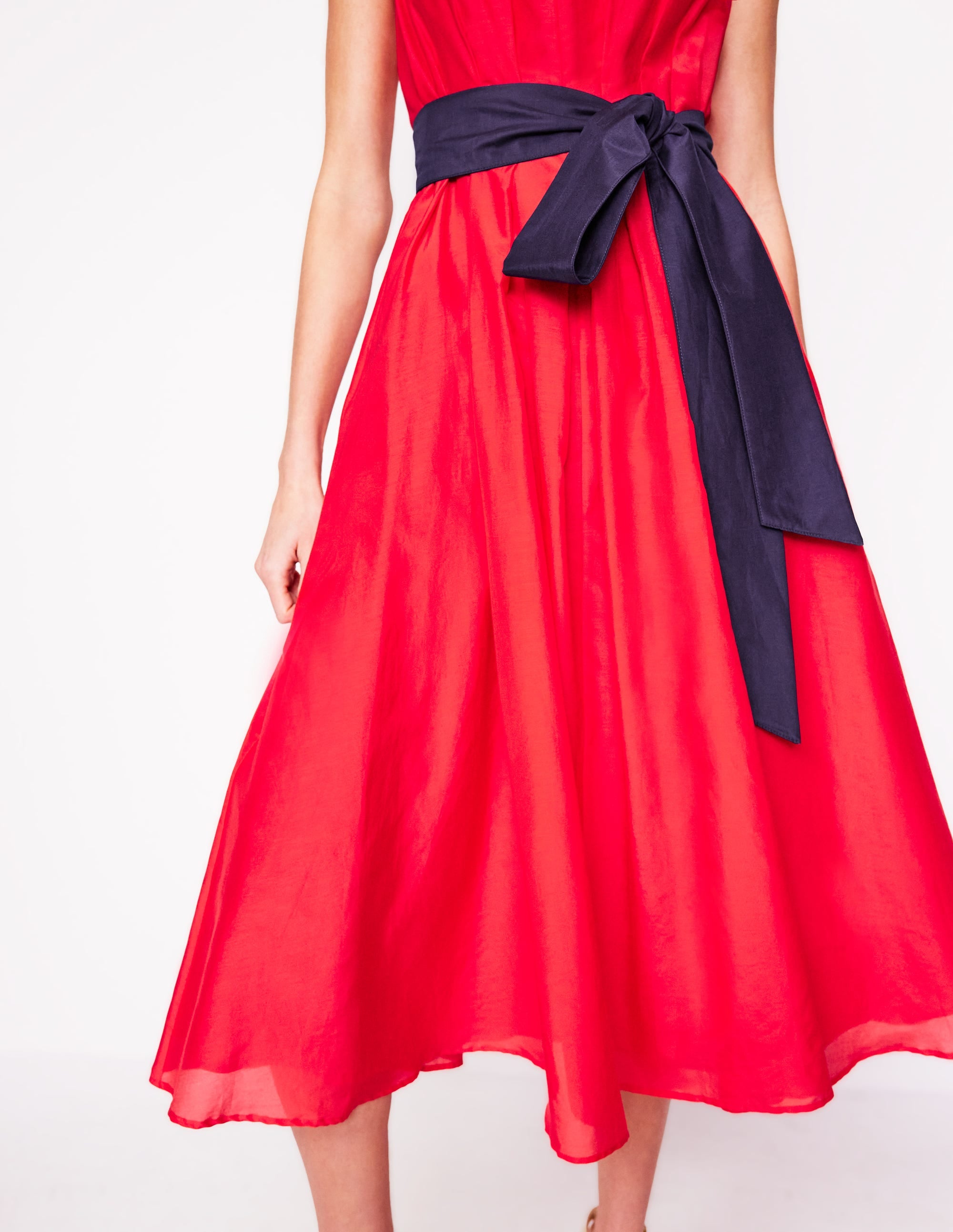 Robe sans manches plissée-Anemone Honeycomb Spot - Image 3