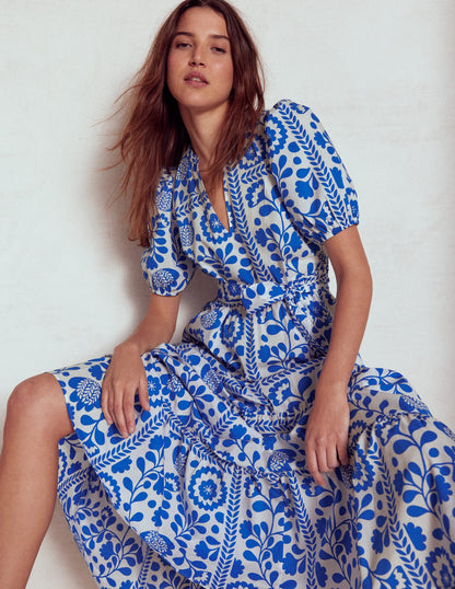 Christabel Cotton Midi Dress-Cotton Broderie-1