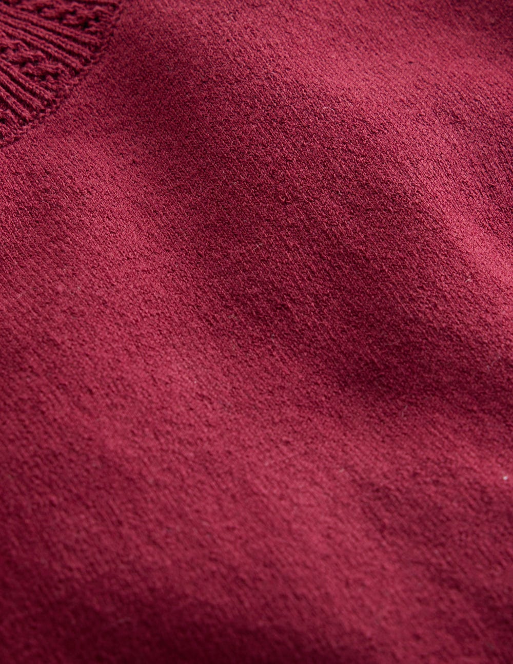 T-shirt col rond Emilia en coton-Glycine profond - Image 8