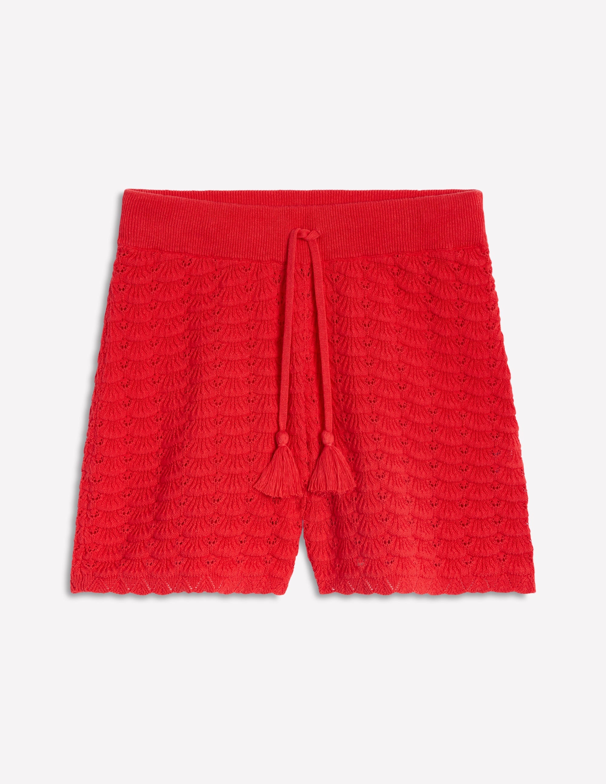 Short texturé en maille-Mini Ecru - Image 6