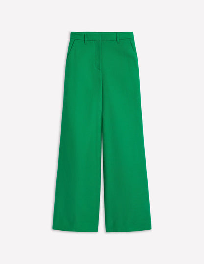 Hose mit weitem Schlag-Grünes Tamburin