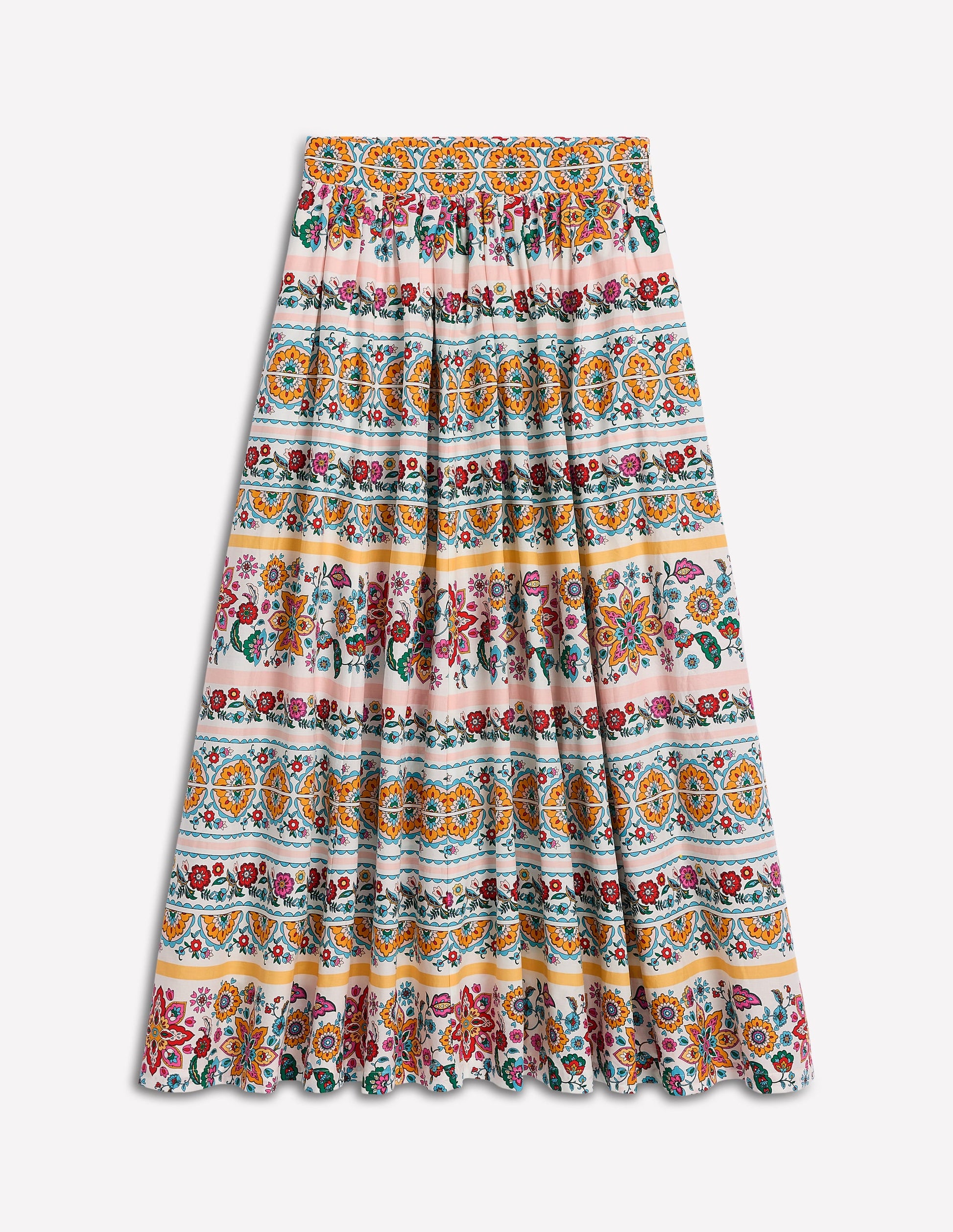 Tissu laine imprimé floral - gris Tissu laine imprimé floral - gris