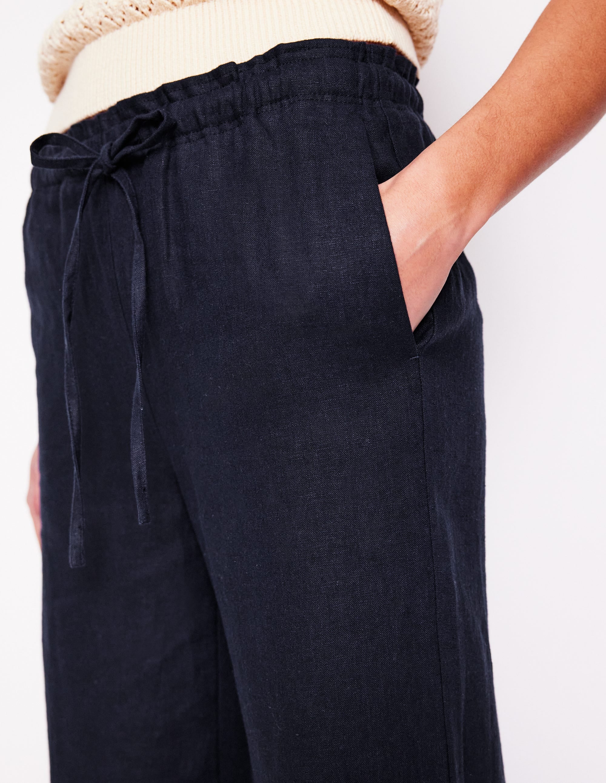 Islington Leinenhose-Marineblaue - Image 3
