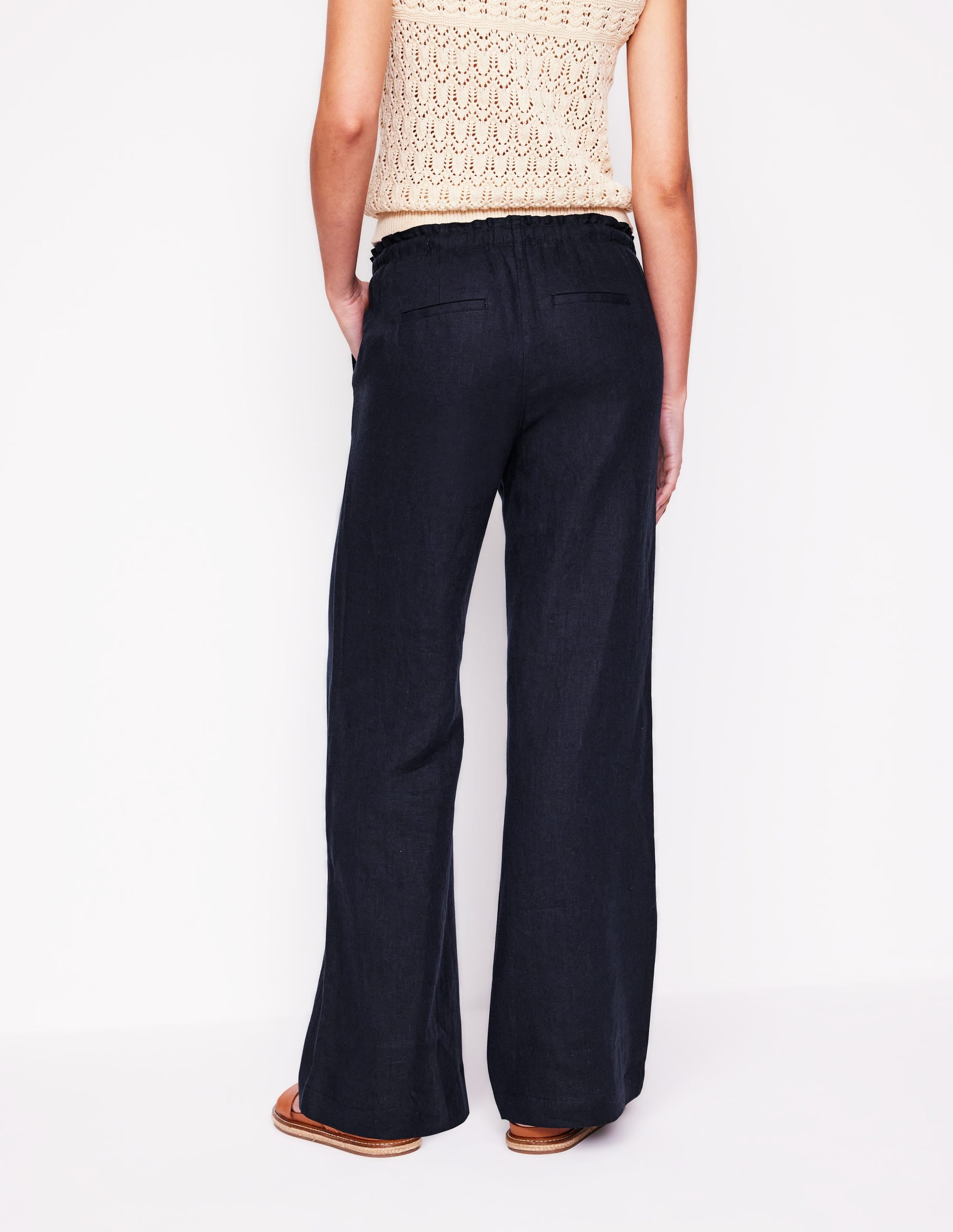 Islington Leinenhose-Marineblaue - Image 4