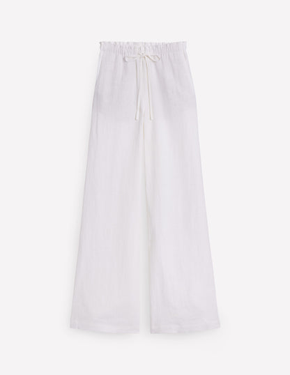 Islington Leinenhose-Weiß