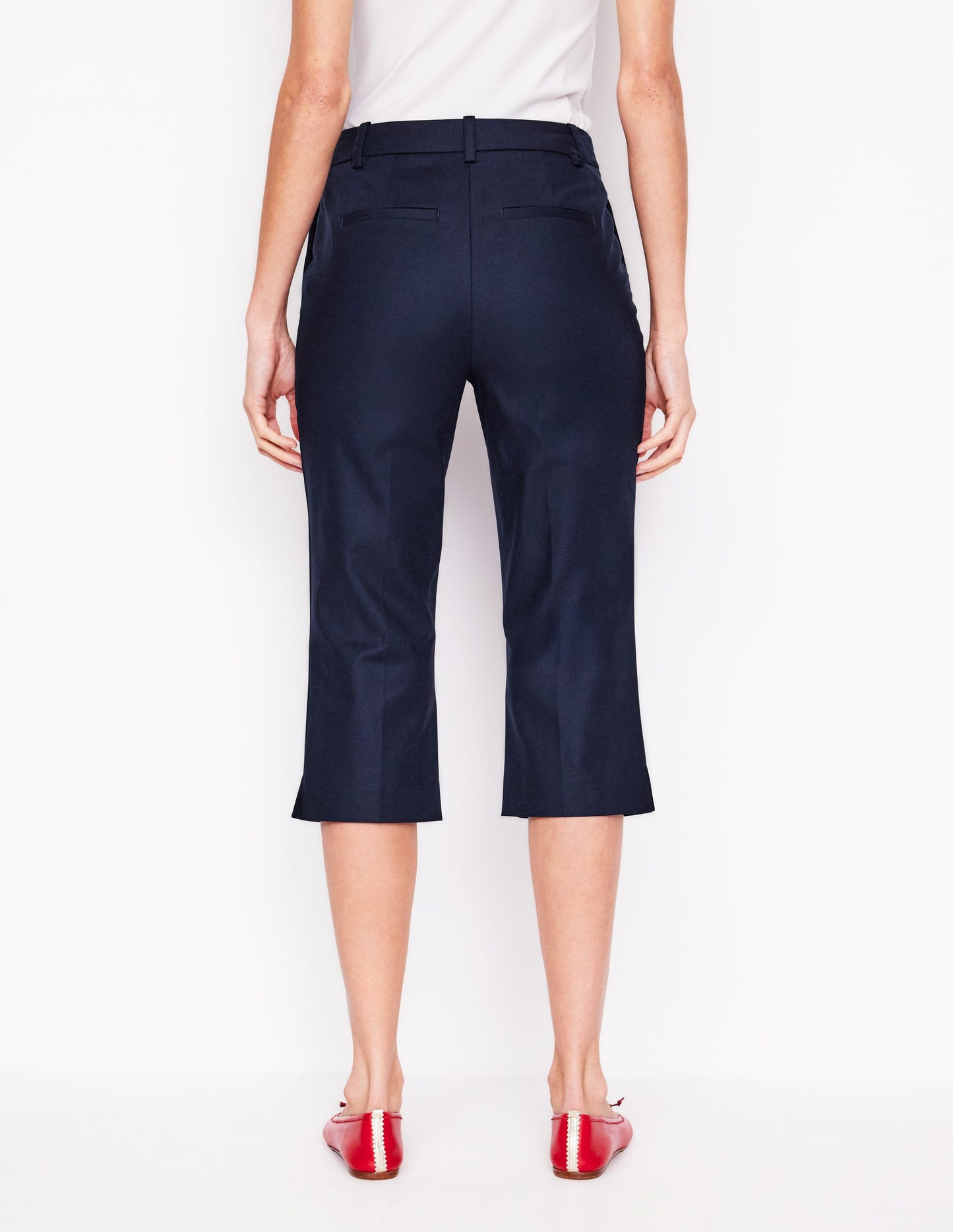 Caprihose-Marineblau