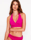 Levanzo Neckholder-Bikinioberteil-Juwelenrosa