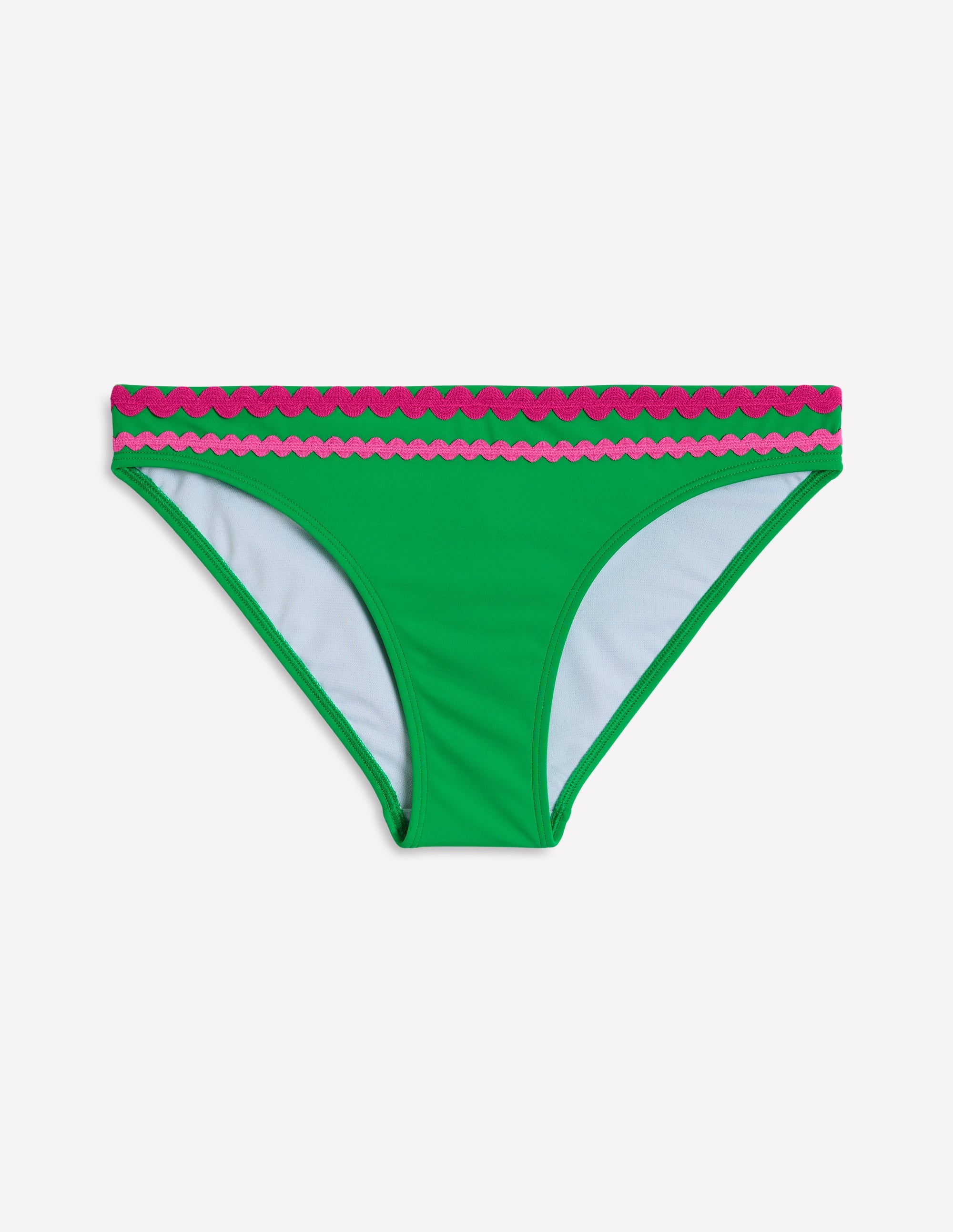 Porto Bikinihose-Leuchtendes Grün Zackenlitze - Image 5