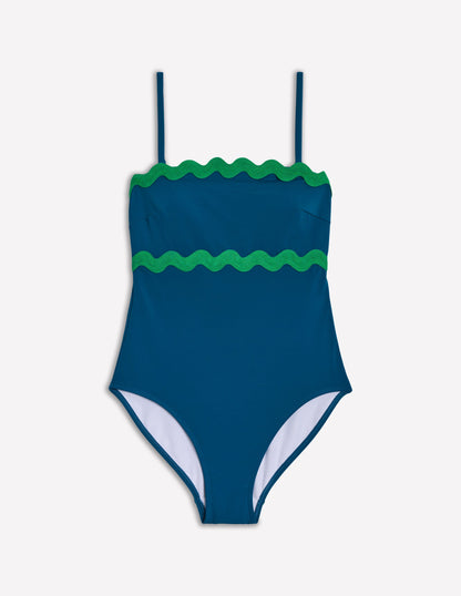 Maillot de bain à grand zigzag-Littoral