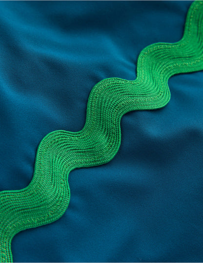 Maillot de bain à grand zigzag-Littoral