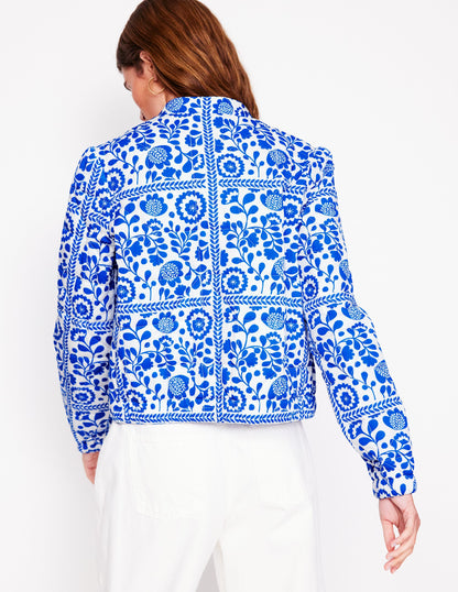Highbury Quilted Jacket-Vine Tile