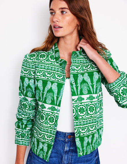 Veste Highbury matelassée-Motif Ornate Tropics