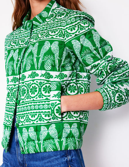 Veste Highbury matelassée-Motif Ornate Tropics