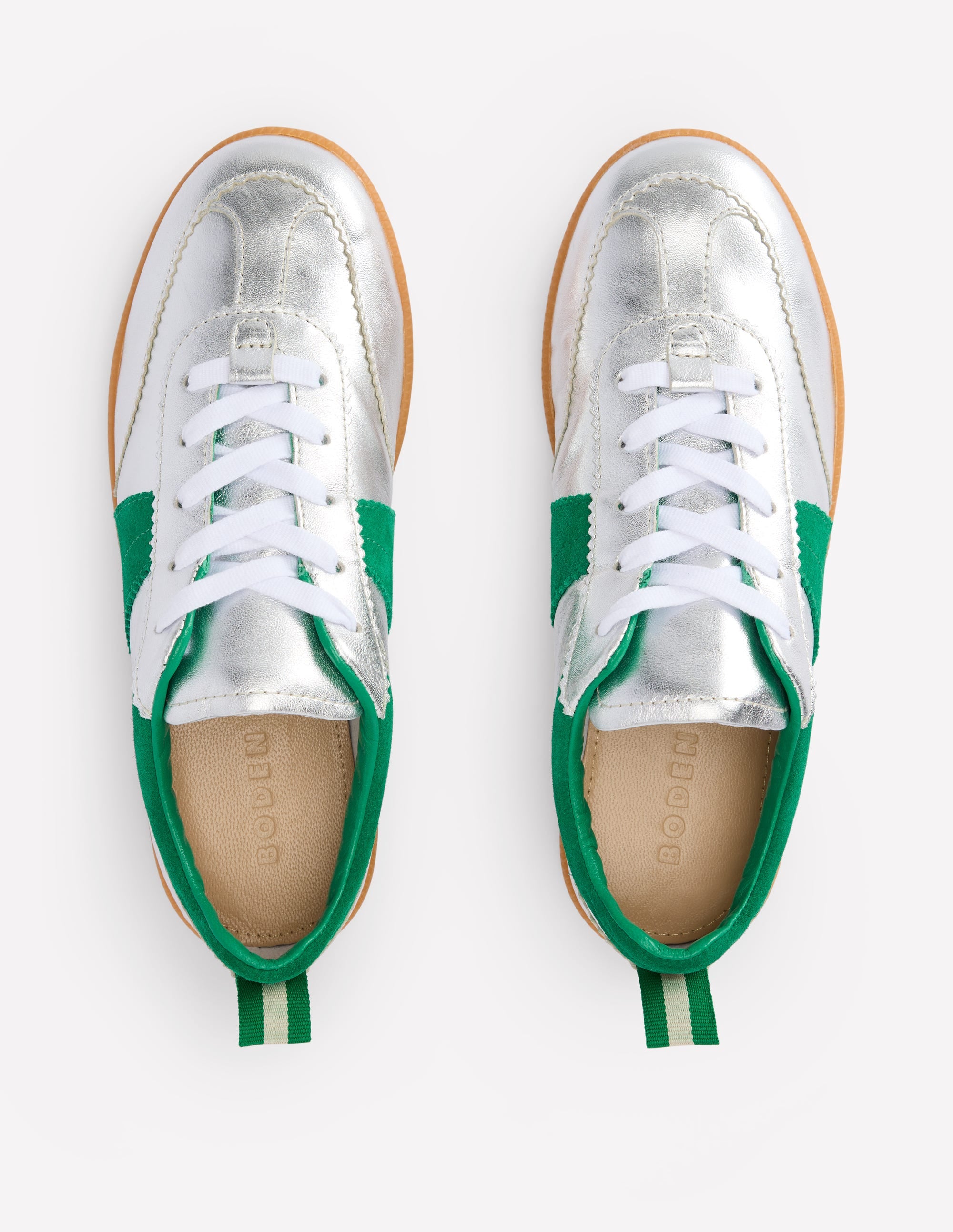Erin Retro-Tennisschuhe-Silber - Image 6