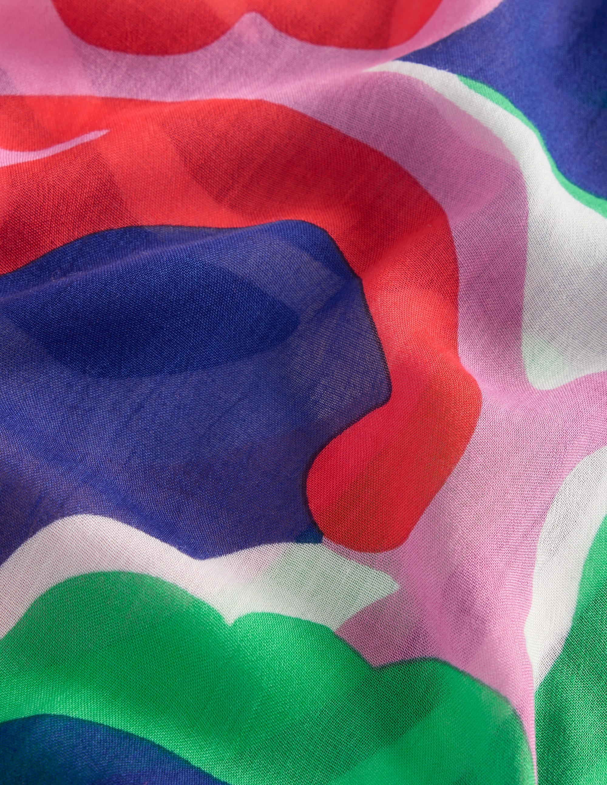 Foulard imprimé façon paréo-Multi, motif Foliage Twirl - Image 4