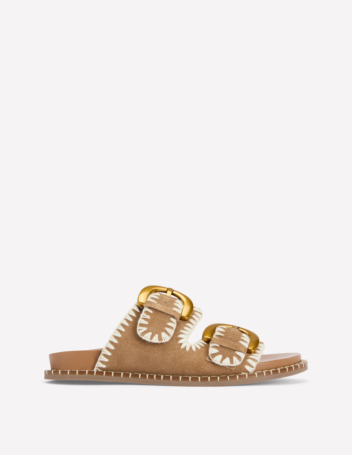 Alberta Sandalen mit Fußbett-Hellbraun - Image 1