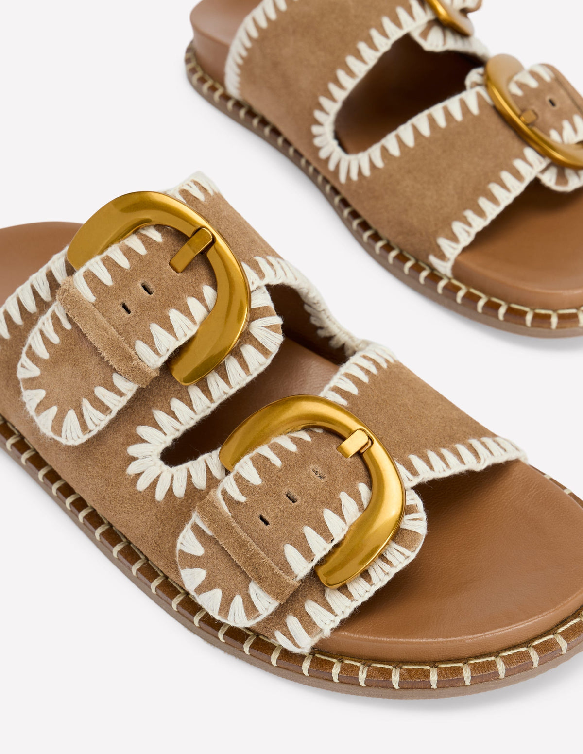 Alberta Sandalen mit Fußbett-Hellbraun - Image 4