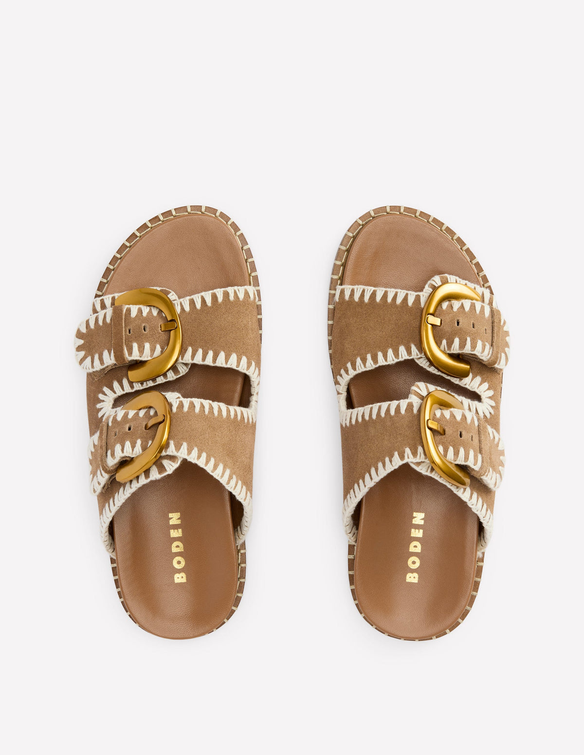 Alberta Sandalen mit Fußbett-Hellbraun - Image 5