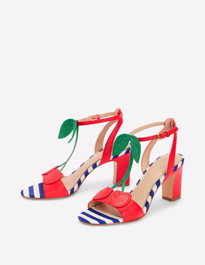 Cherry Heeled Sandal-Cherry