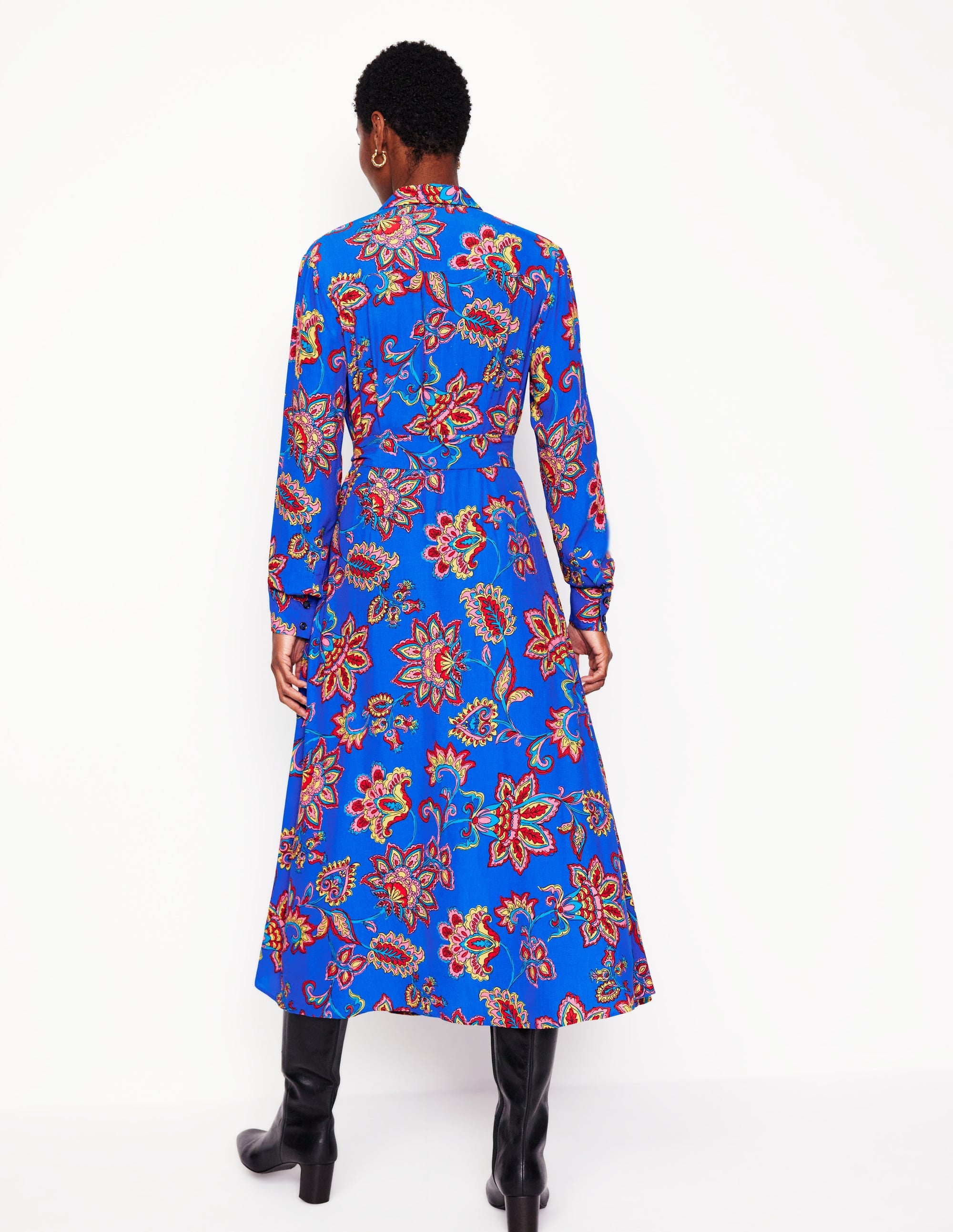 Kate Midi-Hemdblusenkleid-Galerie-Blau, Neckische Rebe - Image 3