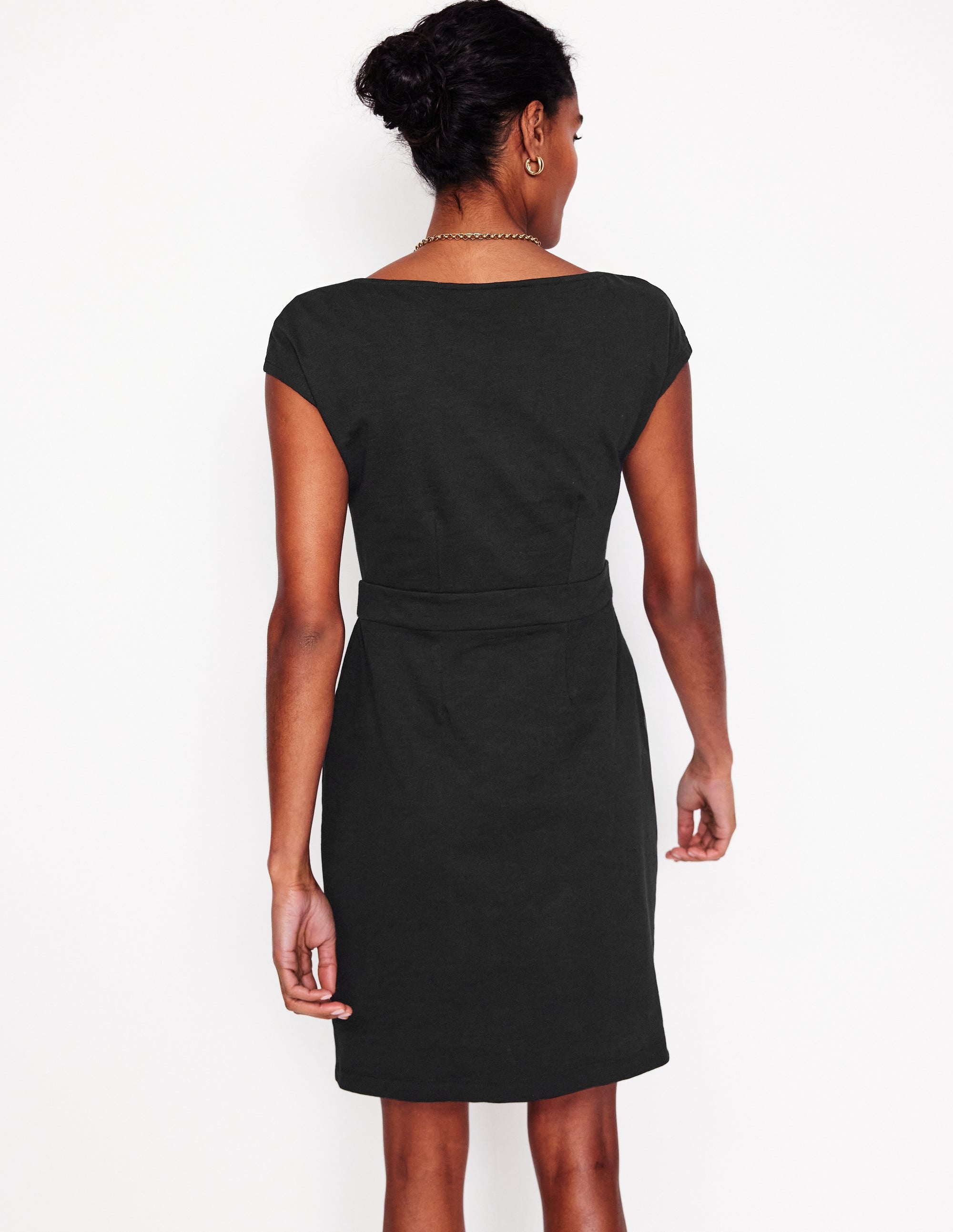 Robe Florrie en jersey-Noir - Image 3