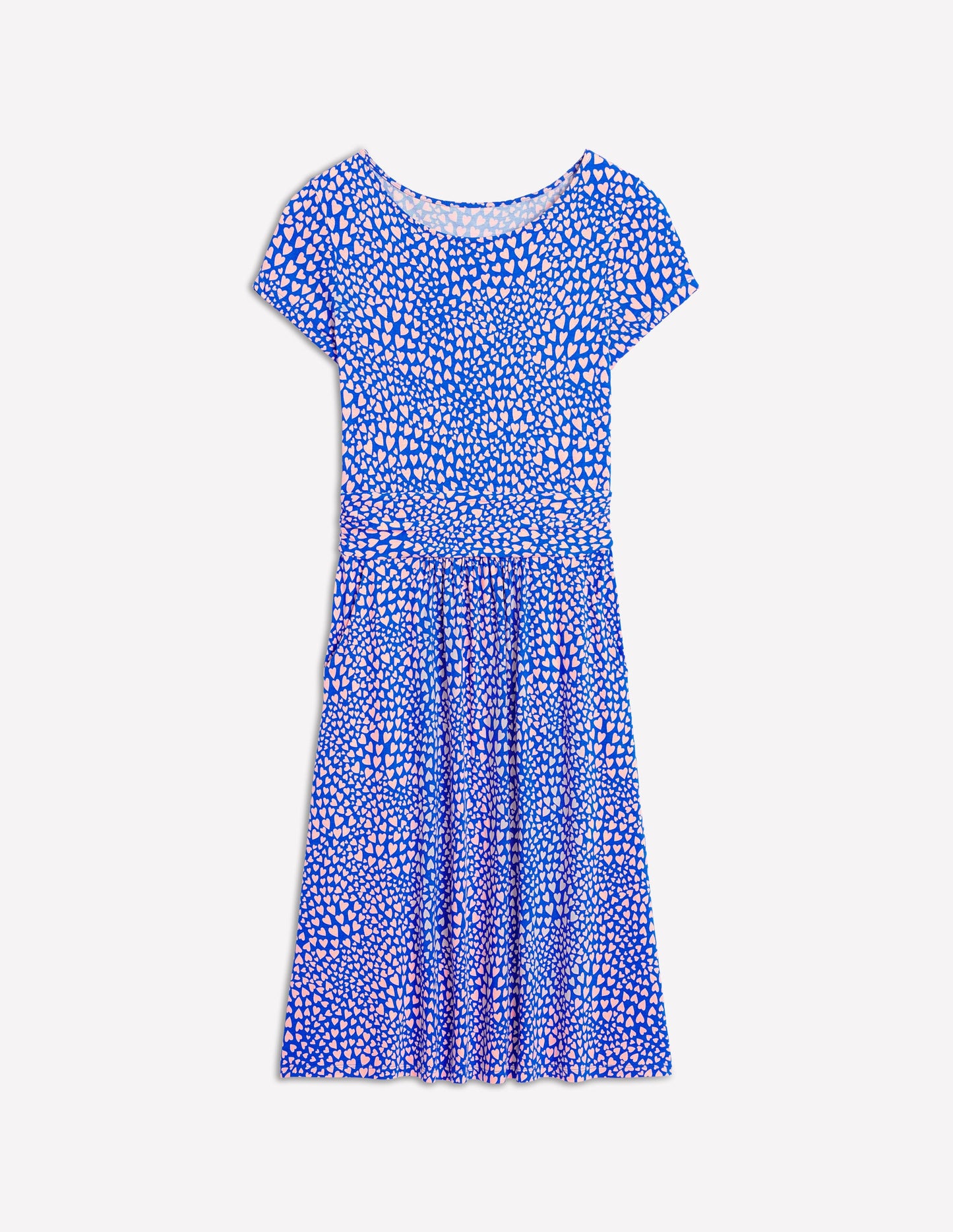 Robe Amelie en jersey-Bleu galerie, motif Heart Cluster