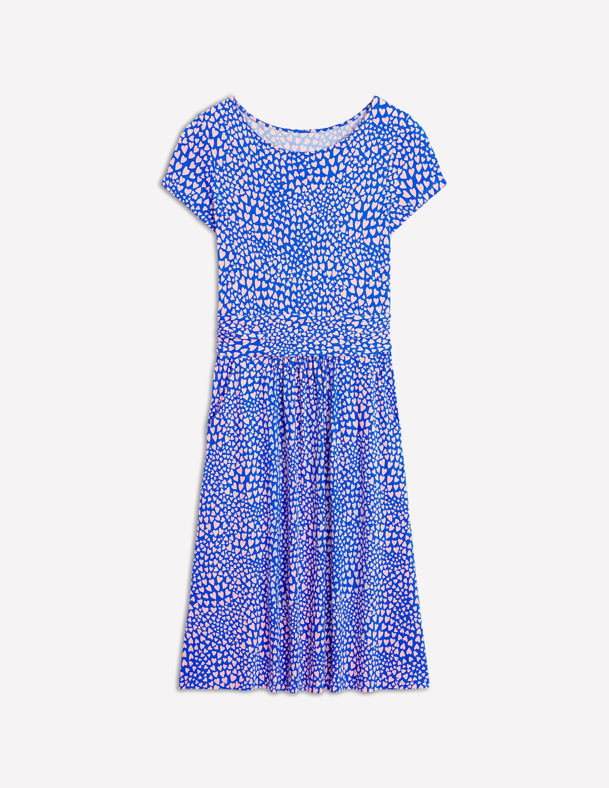 Amelie Jerseykleid-Galerie-Blau, Paisley-Herz - Image 5