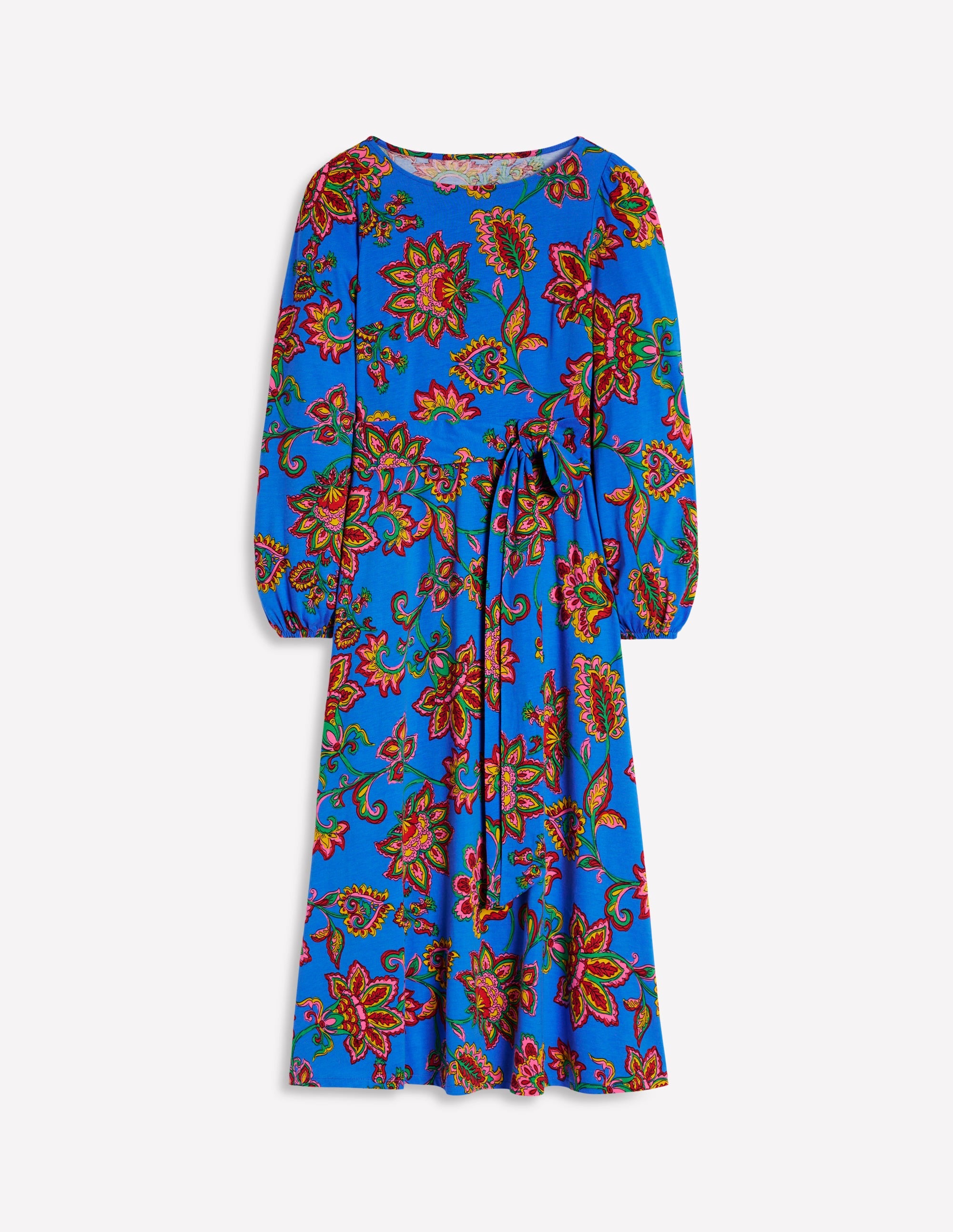 Leandra Jersey-Midikleid-Galerie-Blau, Neckische Rebe - Image 4