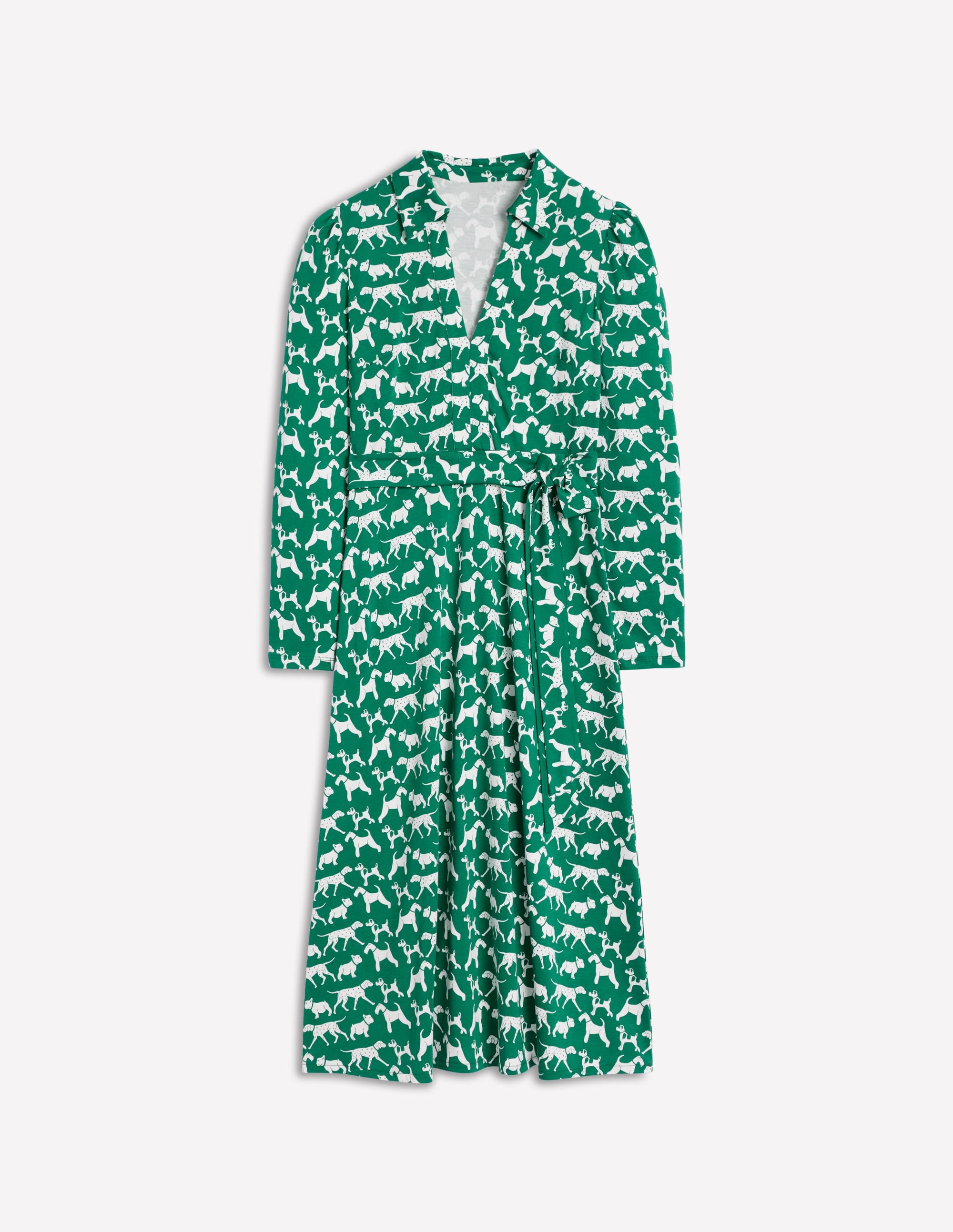 Robe Imogen en jersey à col-Pelouse, motif Janet et ses amis - Image 6
