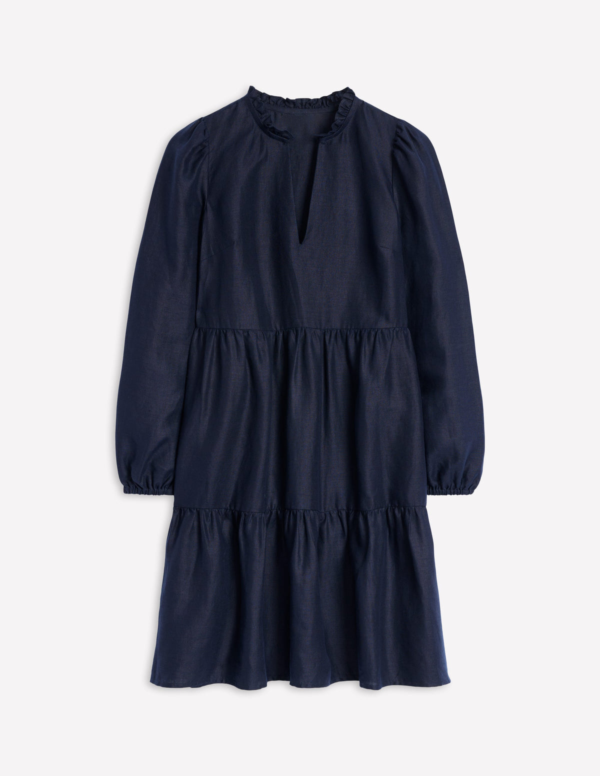 Esme Minikleid aus Leinen-Marineblaue - Image 5