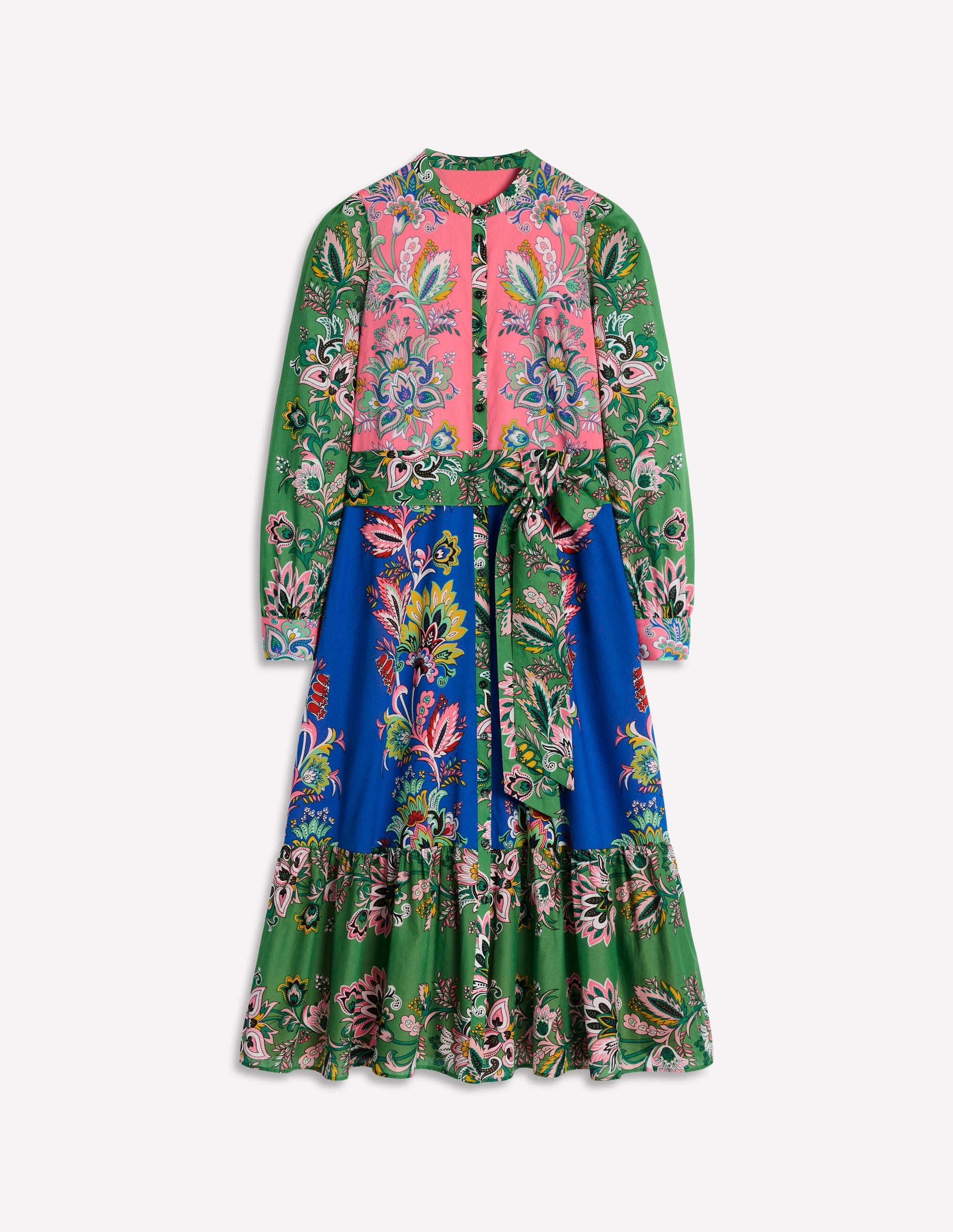 Robe-chemise Mia à volants-Multi, motif Botanica Terrace - Image 9