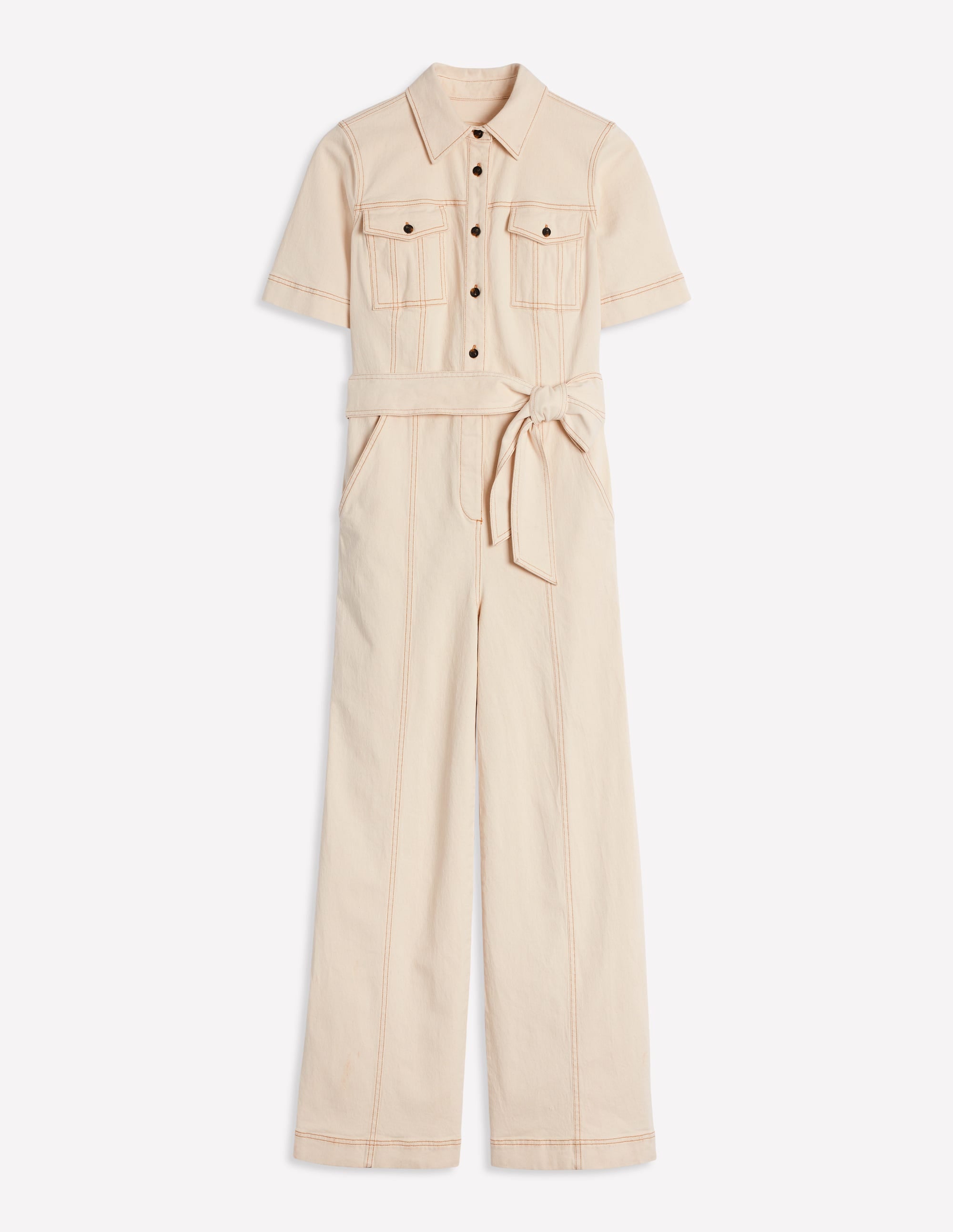 Combinaison manches courtes en jean-Aristocratic Blue - Image 6
