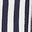 Eloise Tiered Jersey Dress-French Navy and Ivory Stripe