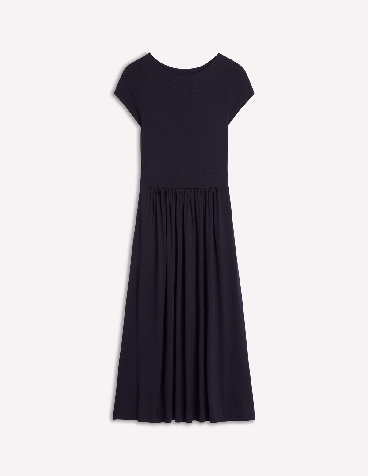 Melanie Jersey-Midikleid-Marineblaue - Image 5