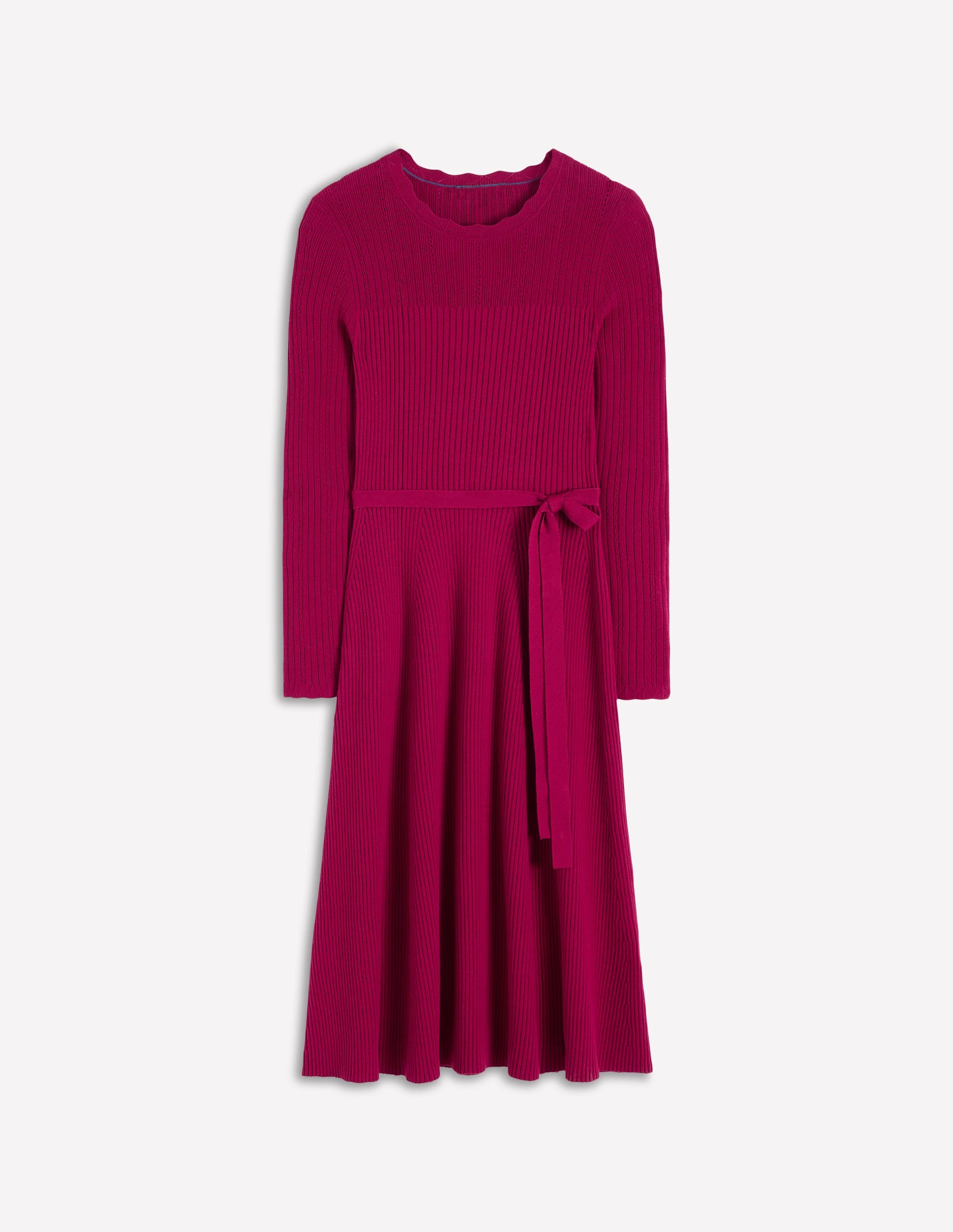 Isobel Strick-Midikleid-Granatapfel - Image 7