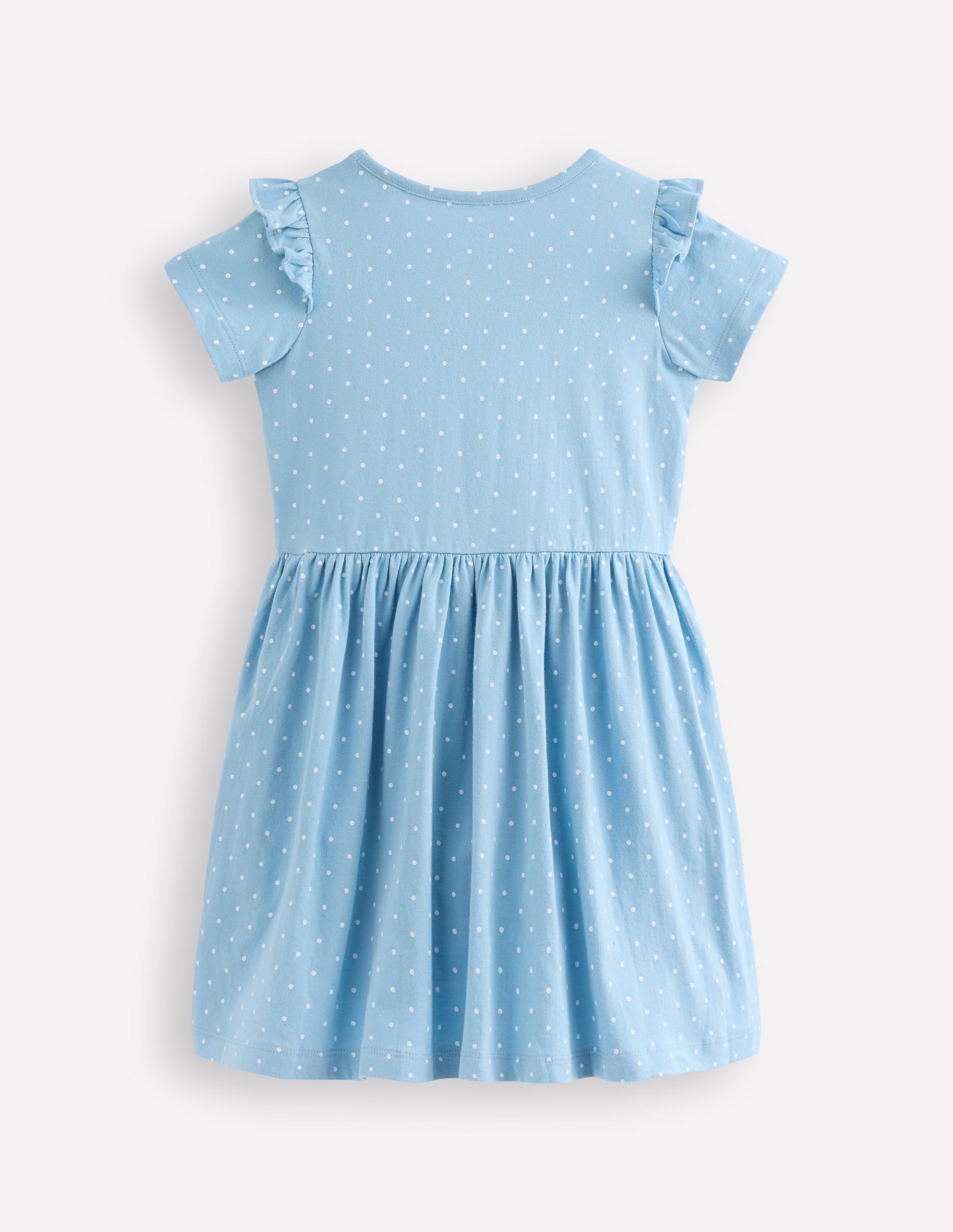 Robe en jersey à appliqué-Pois lac glaciaire - Image 2
