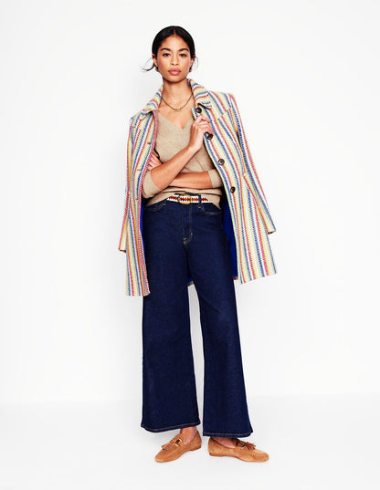 Eva Kaschmirpullover mit V-Ausschnitt-Graubraun Meliert-4