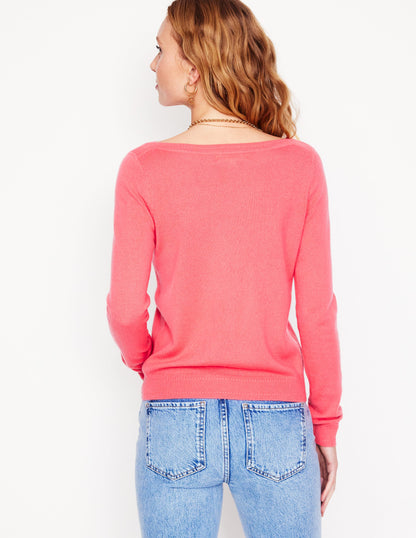 Eva Kaschmirpullover mit U-Boot-Ausschnitt-Azalee-3