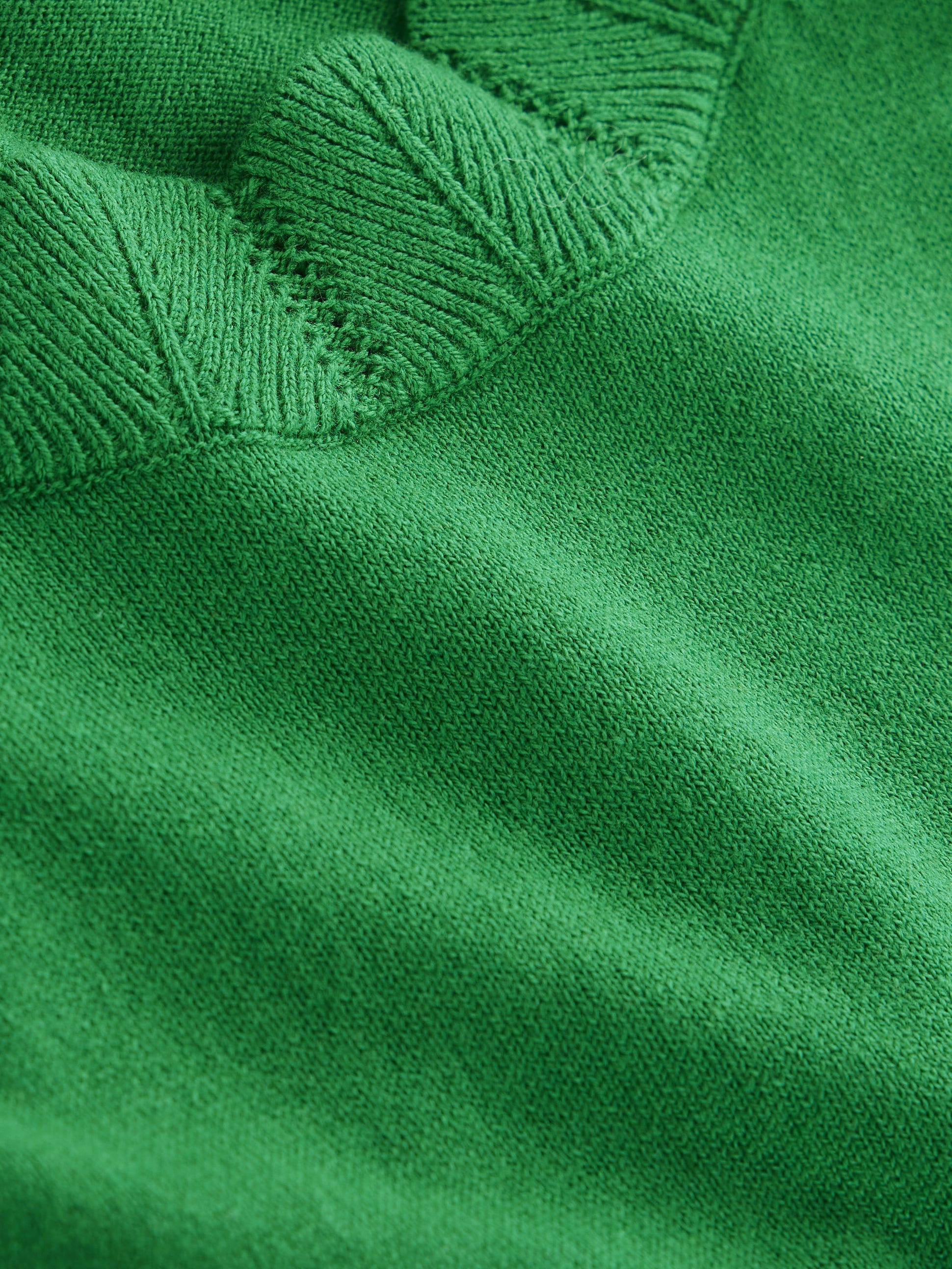 Pull Imi à détails festonnés-Émeraude Intense - Image 6