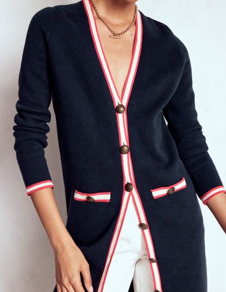 Holly Lange Strickjacke-Aqua Marine Marl