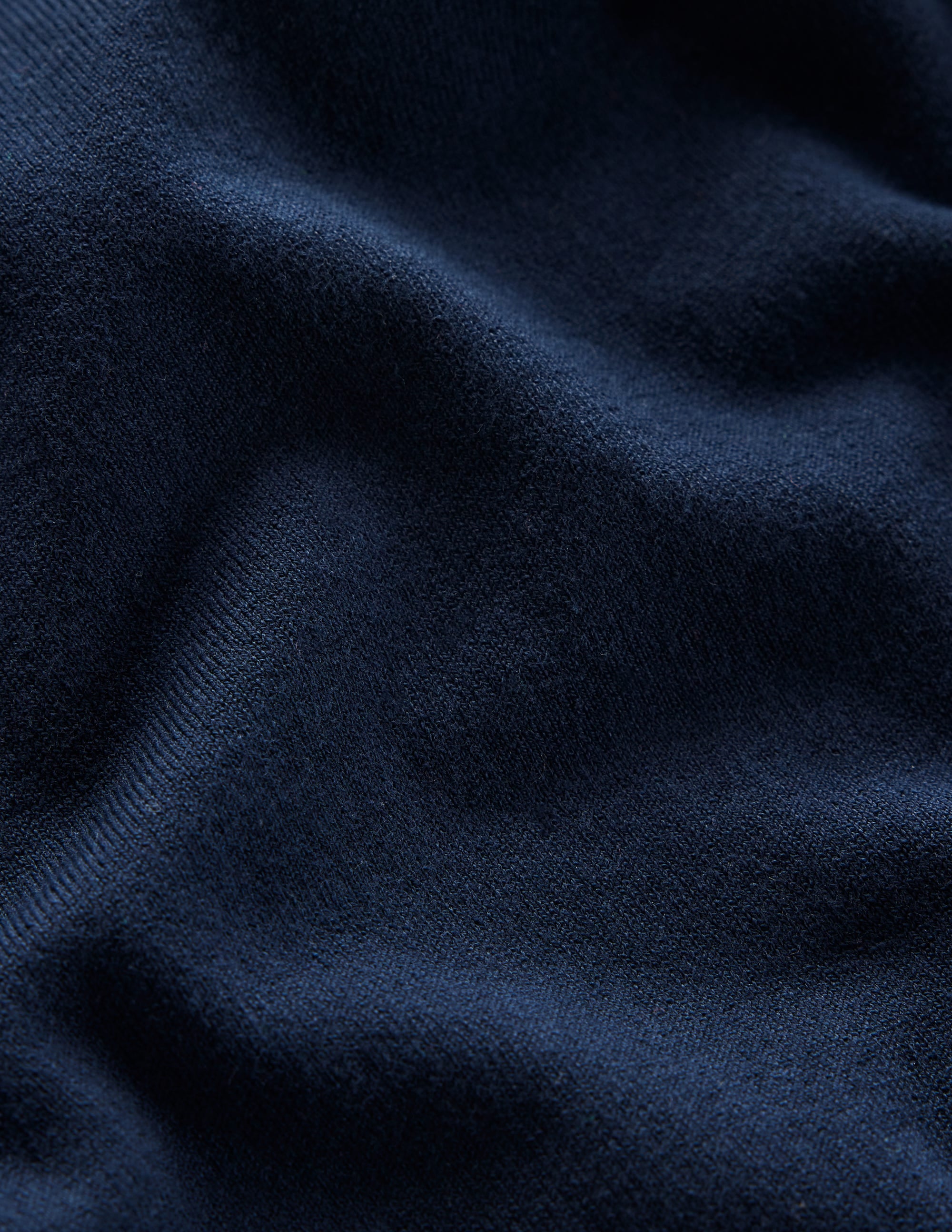Emilia Cotton Crew Jumper-Navy - Image 8
