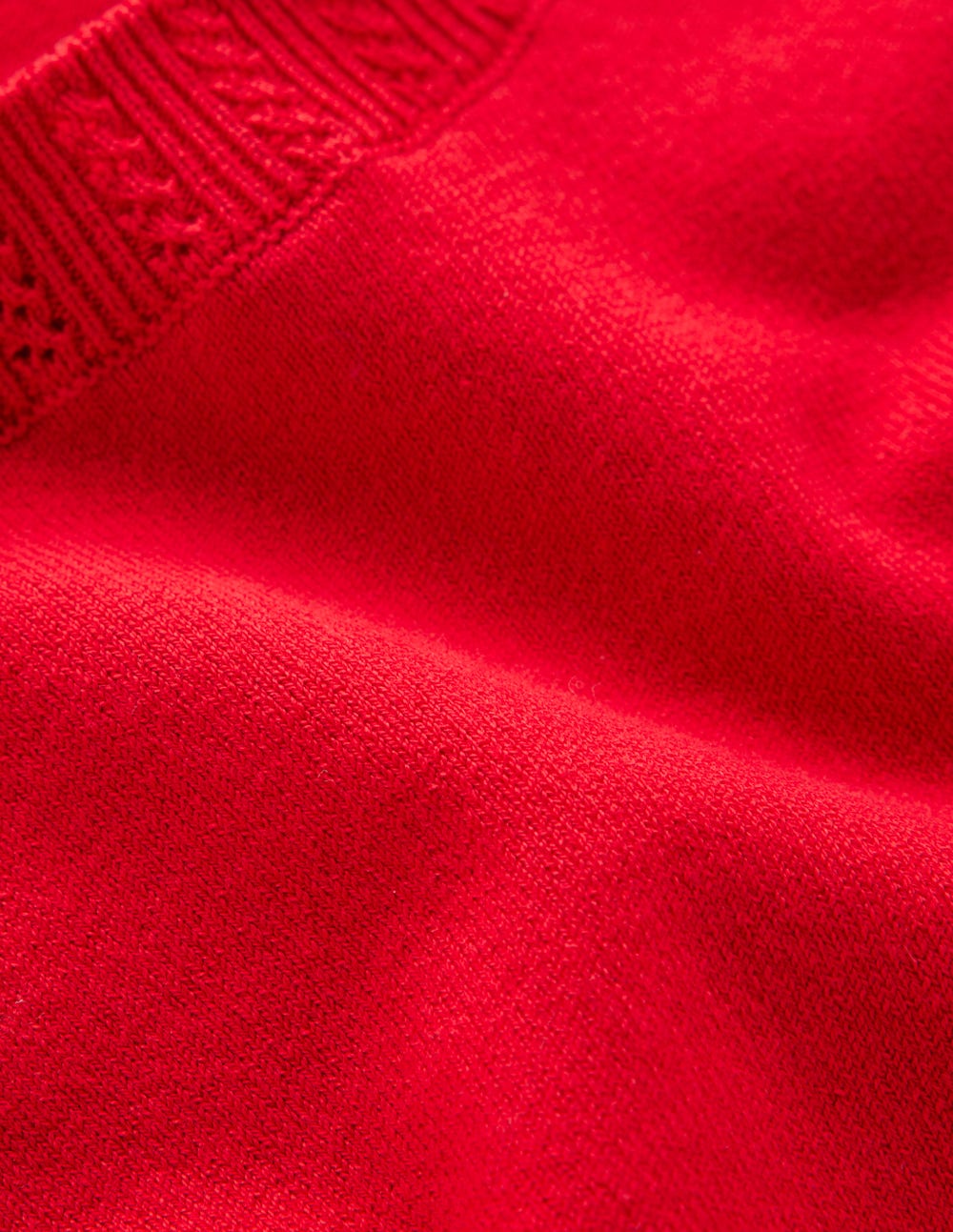 Emilia Baumwollpullover mit Rundhalsausschnitt-Merida-Rot - Image 6
