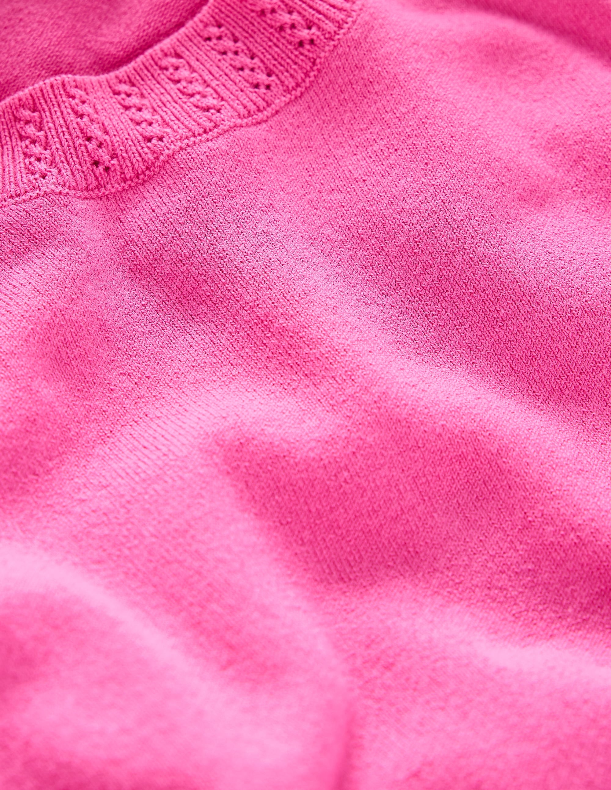 Emilia Baumwoll-T-Shirt mit Rundhalsausschnitt-Rosa - Image 6
